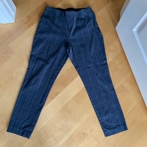 Navy blue striped pants